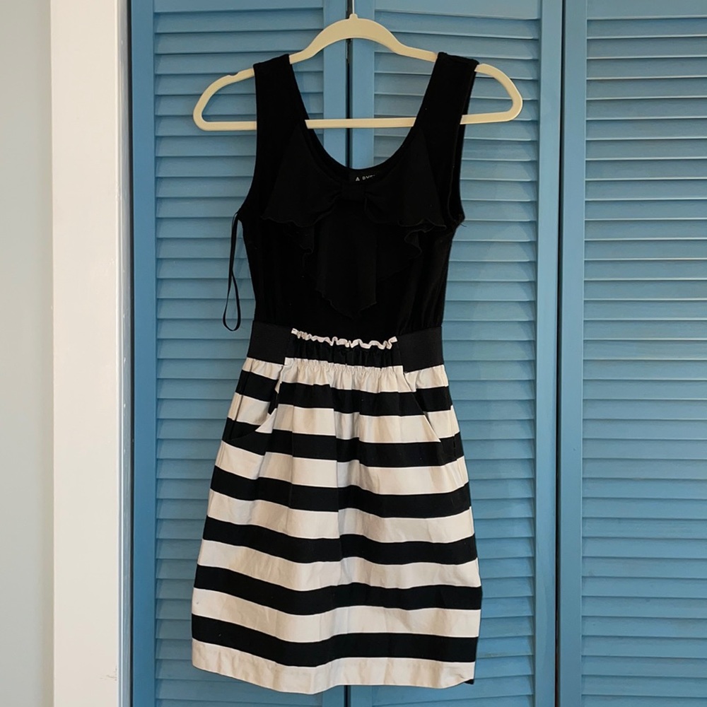Black and White mini dress